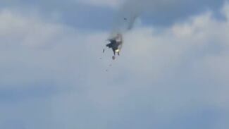 Dos aviones de combate colisionan durante un espectáculo aéreo en Idaho, EU