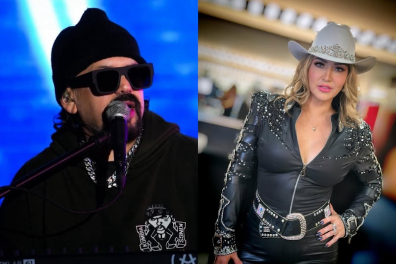 Cruz Martínez y Alicia Villarreal