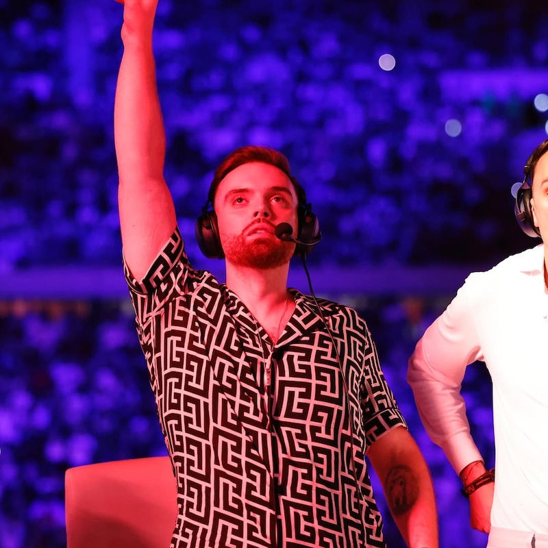 El streamer español Ibai Llanos durante la Velada del Año V
