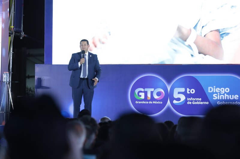 El gobernador Diego Sinhue Rodríguez Vallejo rinde su Quinto Informe de Gobierno