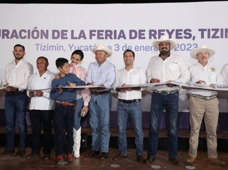 Inauguración de la Feria de Reyes en Tizimín, Yucatán