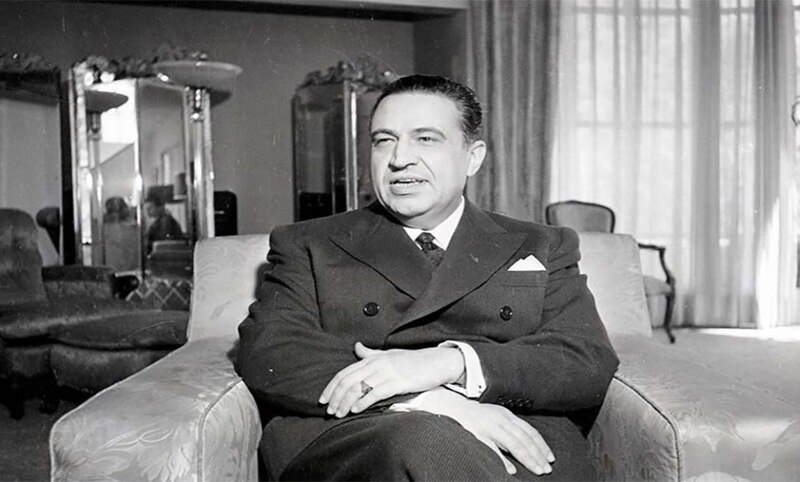 El presidente Juan Domingo Perón en su despacho