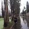 Lluvias provocan desbordamiento de canal y anegaciones en Tláhuac
