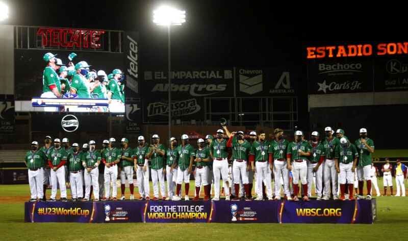 ¡México es el campeón del mundo de béisbol Sub-23!