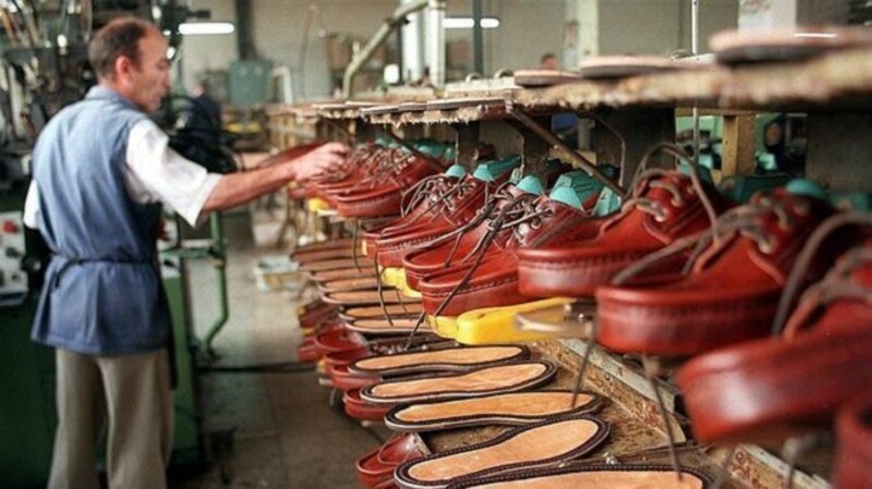 Línea de producción de calzado