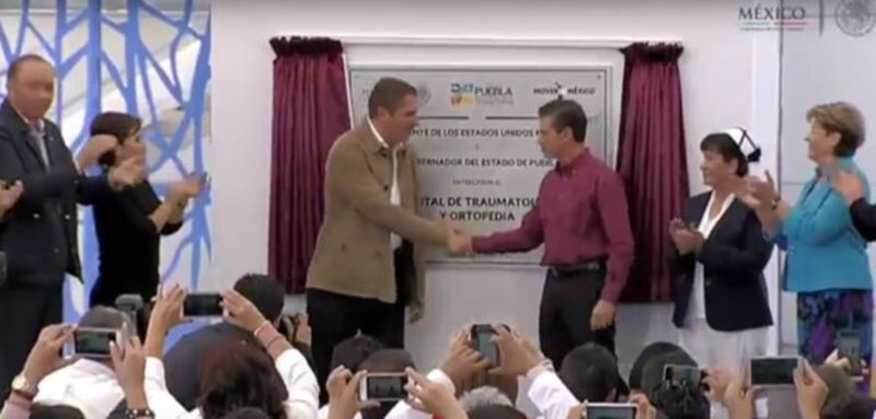 El Presidente Enrique Peña Nieto inaugura el Hospital de Traumatología y Ortopedia en Mérida, Yucatán.