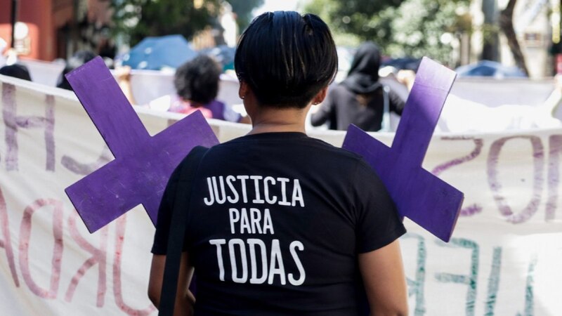 Protesta contra la violencia de género