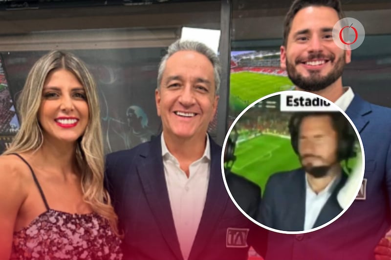 José Carlos Crespo, periodista de Teleamazonas, fue golpeado por un vaso de cerveza que lanzó la afición mexicana durante el México vs Ecuador.