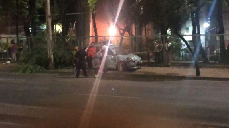 Accidente de coche en la Ciudad de México