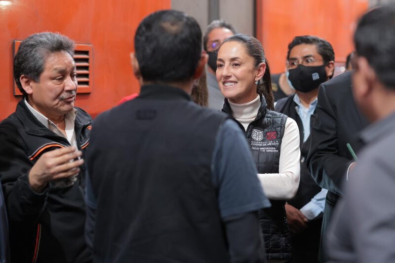 La Jefa de Gobierno, Claudia Sheinbaum, encabeza la ceremonia por el Día del Policía en la Ciudad de México