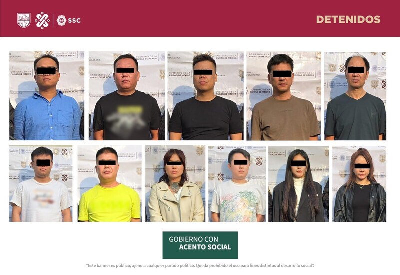 Title: Detienen a banda delictiva en la Ciudad de México