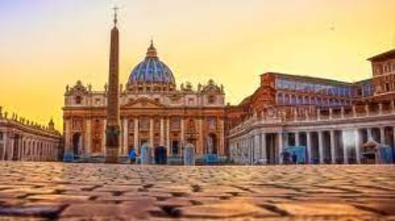 La Plaza de San Pedro en el Vaticano