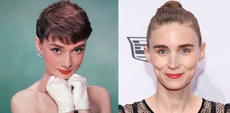 Audrey Hepburn y Rooney Mara, dos ícones de la moda