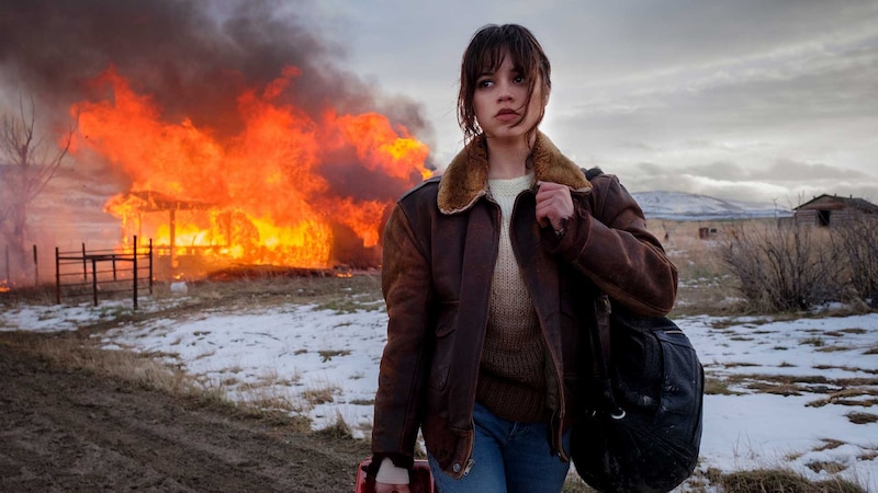 Jenna Ortega como Anima en "Hurry up tomorrow"