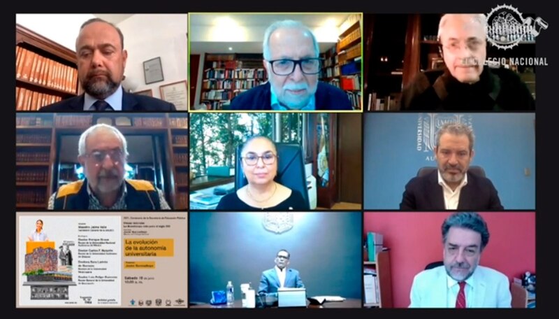 Reunión virtual de rectores de universidades públicas