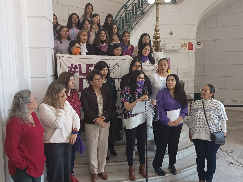Mujeres indígenas protestan contra la violencia de género en México