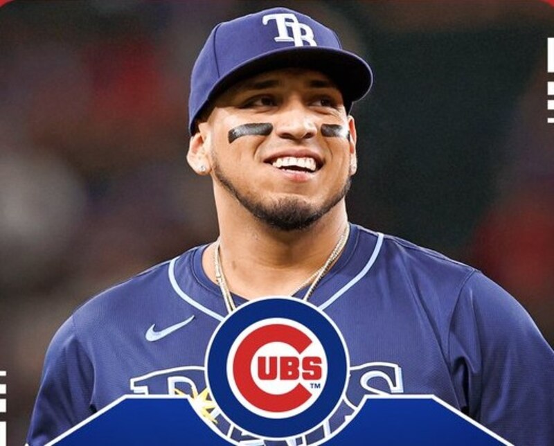 El pelotero cubanoamericano de los Cachorros de Chicago, Willson Contreras, conectó un jonrón de tres carreras en la victoria de su equipo por 6-3 sobre los Rojos de Cincinnati el 1 de abril de 2023.