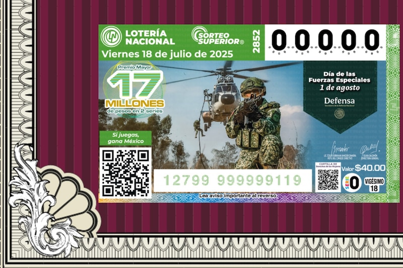 Sorteo Superior 2852 de la Lotería Nacional