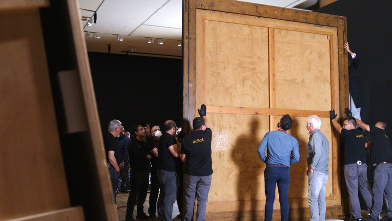 Restauración de una pintura