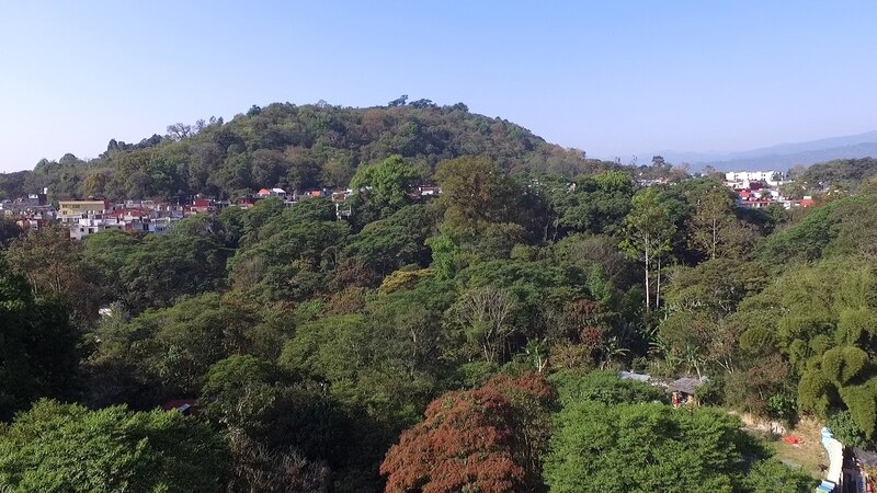 Vista aérea de la ciudad de San Salvador, El Salvador