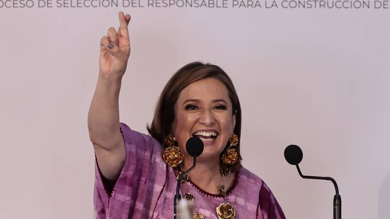 La Jefa de Gobierno de la Ciudad de México, Claudia Sheinbaum, durante una conferencia de prensa.