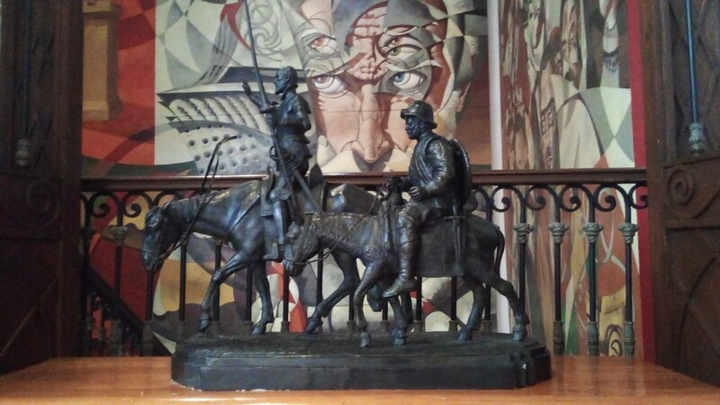 Escultura de Don Quijote y Sancho Panza