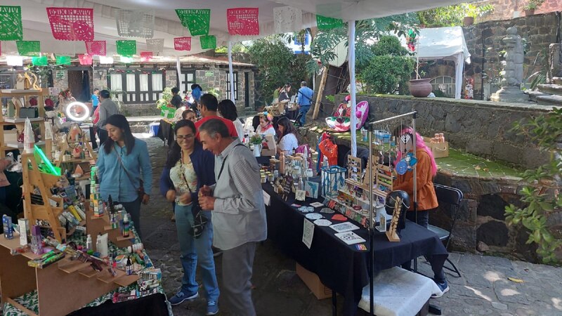 Mercado de artesanías en México