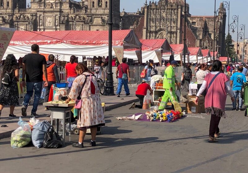 Mercado de artesanías en la Ciudad de México