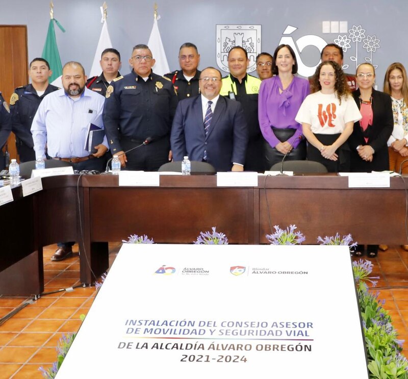 Instalación del Consejo Asesor de Movilidad y Seguridad Vial de la Alcaldía Álvaro Obregón 2021-2024