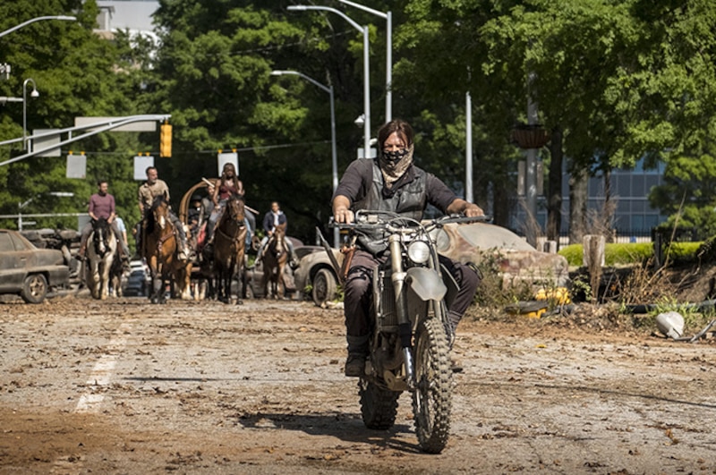 Daryl Dixon en motocicleta