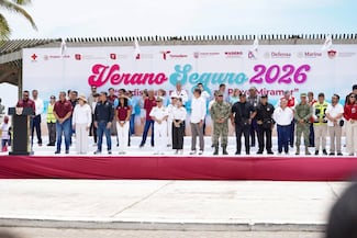Ponen en marcha el “Operativo Verano Seguro 2026″ en Playa Miramar de Tamaulipas