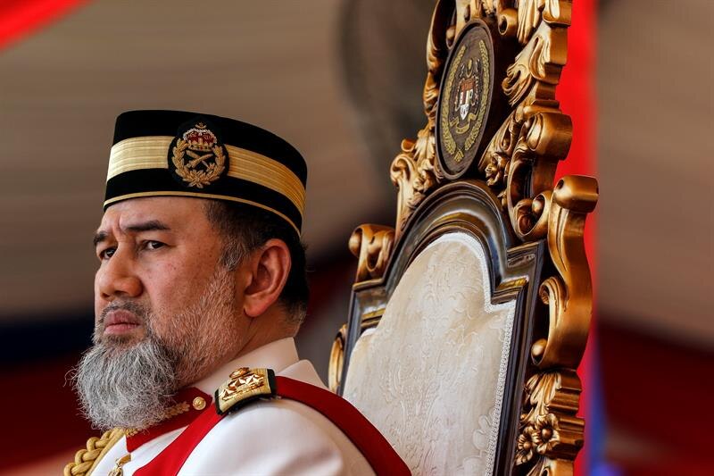 El sultán de Brunéi, Hassanal Bolkiah, en una ceremonia oficial.