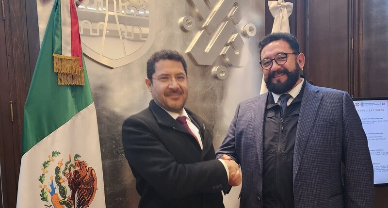 Reunión con el alcalde de Tlalpan