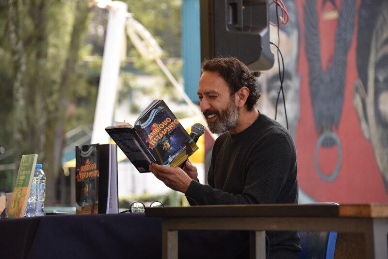 El escritor Juan Villoro presenta su nuevo libro "El amigo imaginario"