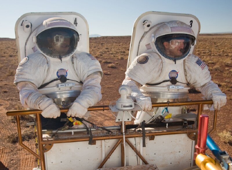 Astronautas en Marte