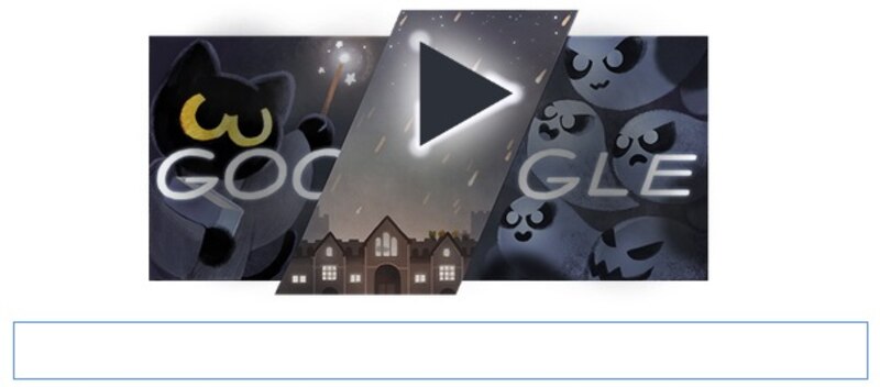 Google celebra Halloween con un Doodle interactivo