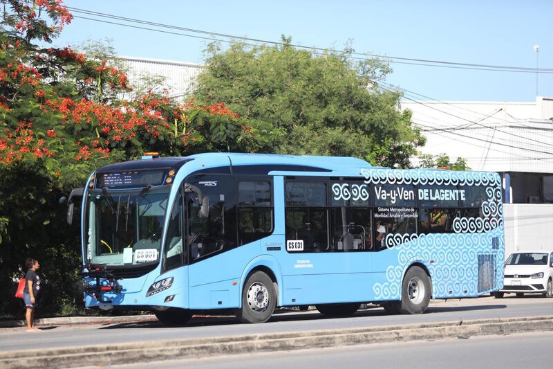 Autobús de la ciudad de Valencia, España