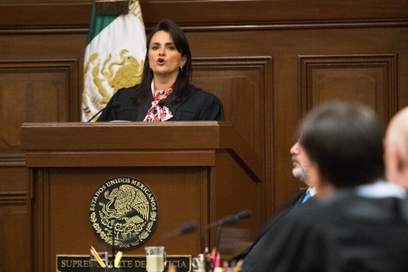 La Ministra Norma Lucía Piña Hernández es electa como la primera presidenta de la Suprema Corte de Justicia de la Nación (SCJN).