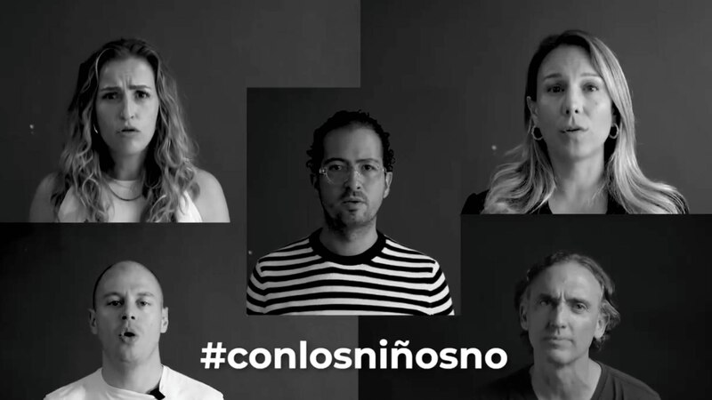 ¡Con los niños, no!
