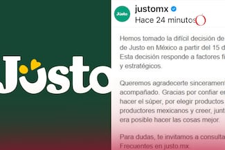 Jüsto cierra operaciones en México: ¿qué pasará con los pedidos que ya se realizaron?