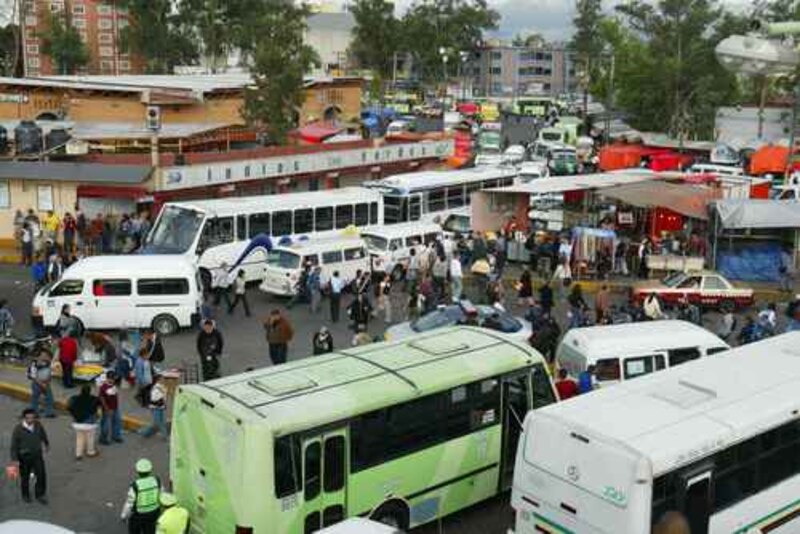 Autobuses urbanos en la Ciudad de México