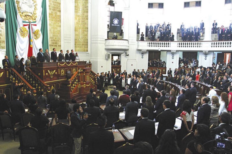 Sesión del Congreso de la Unión