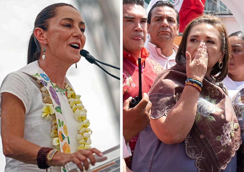 AMLO y Sheinbaum se reúnen en privado