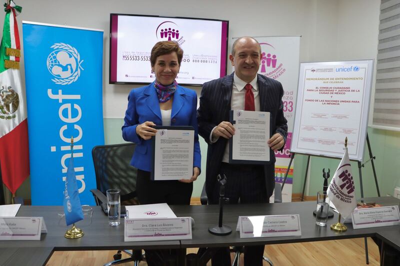 UNICEF y Consejo Ciudadano