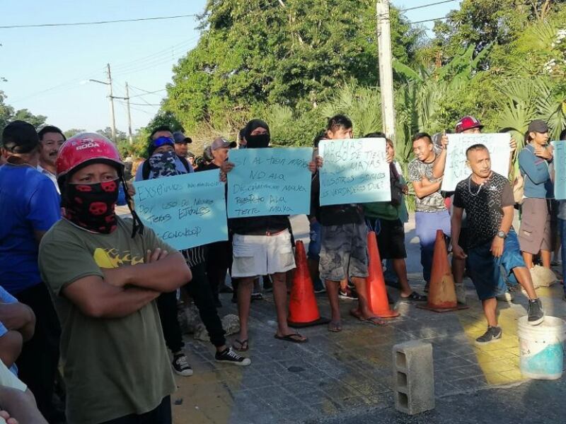 Protesta indígena en Chiapas por despojo de tierras