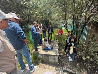 Conagua, CAEM y Aguas de Huixquilucan avanzan en proyecto para modernizar infraestructura hidráulica en Santiago Yancuitlalpan
