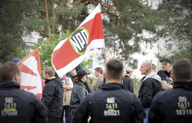 Manifestación neonazi en Alemania