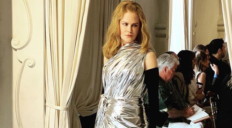 La actriz Nicole Kidman deslumbra con un vestido plateado en la alfombra roja