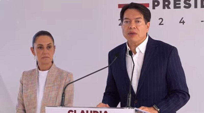 El precandidato presidencial de la coalición "Va por México", Ricardo Anaya, durante un mitin en la Ciudad de México.