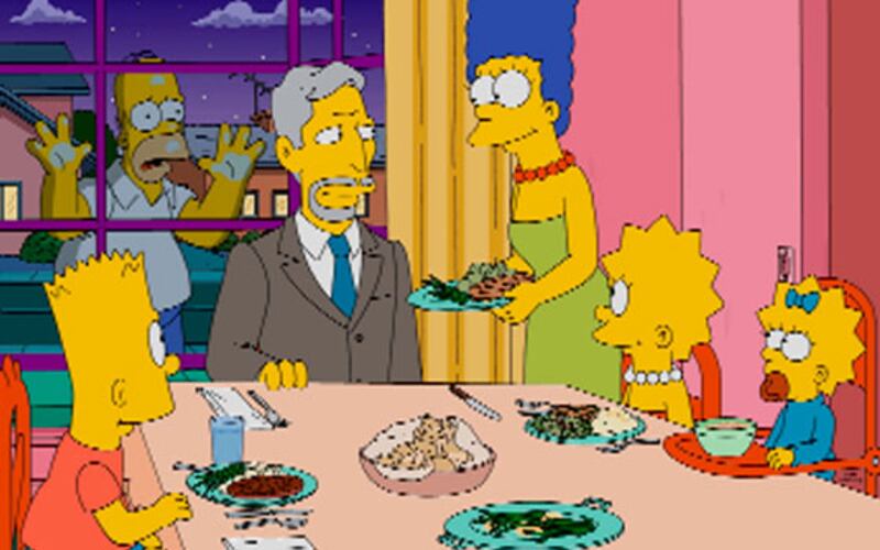 Los Simpson conocen a Barack Obama
